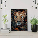 Schilderen op nummer Portret van een tijger