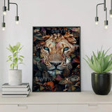 Pintar por números Retrato de un Tigre