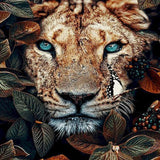 Schilderen op nummer Portret van een tijger