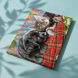 Painting by numbers Puppy and Kitten