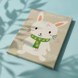 Painting by numbers Rabbit with Green Scarf