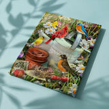 Painting by numbers Red, Blue and Yellow Birds