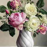 Paint by numbers Rosor i vit vas