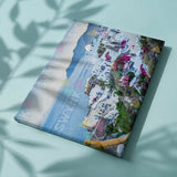 Painting by numbers Santorini