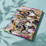 Painting by numbers Selfie Dogs