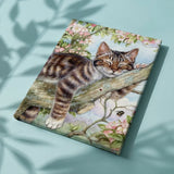 Malen nach Zahlen Schlafende Katze im Baum