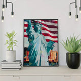 Painting by numbers Statue of Liberty, America