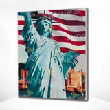 Painting by numbers Statue of Liberty, America