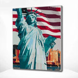 Painting by numbers Statue of Liberty, America