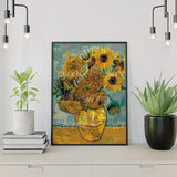 Peinture par numéros Tournesols dans un vase