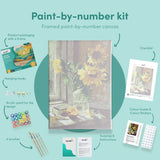 Painting by numbers Sunflowers with Apple