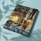 Painting by numbers Sunset Forest