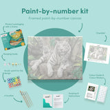 Painting by numbers Three Tigers in the Forest
