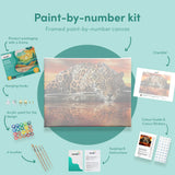 Painting by numbers Tiger Sunset