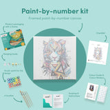 Paint by numbers Tiger