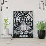 Schilderen op nummer Tijger
