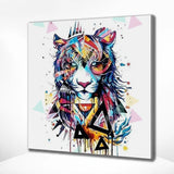 Paint by numbers Tiger