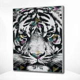 Schilderen op nummer Tijger