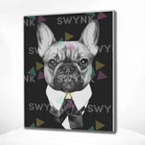 Pintar por numeros Bulldog Fuerte