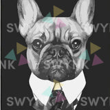 Pintar por numeros Bulldog Fuerte