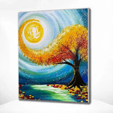 Painting by numbers Tree in Artistic Style