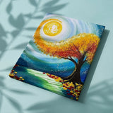 Painting by numbers Tree in Artistic Style