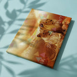 Painting by numbers Two Lions