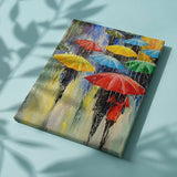 Malen nach Zahlen Regenschirm Abstrakt