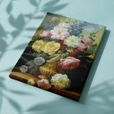 Painting by numbers Vase with Colored Flowers