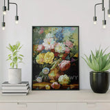 Malowanie po numerach Wazon z kolorowymi kwiatami