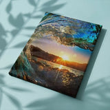 Schilderen op nummer Golven met zon