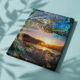 Schilderen op nummer Golven met zon