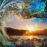 Schilderen op nummer Golven met zon