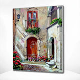 Painting by numbers Window House