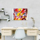 Painting by numbers Woman with paint