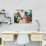 Painting by numbers Woman and Wolf