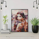 Painting by numbers Woman and Fox