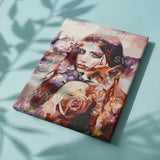 Painting by numbers Woman and Fox