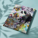 Malen nach Zahlen Frau mit Blume