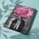 Painting by numbers Woman with Purple Flower