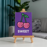 Purple Haze - Mini Paint by Numbers Sæt med 6