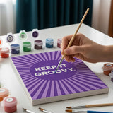 Purple Haze - Mini Paint by Numbers Sæt med 6