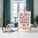 Retro Authorized - Mini Painting by numbers Set of 6