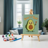 Retro Kitchen Fun - Mini Painting by numbers Set of 6