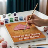 Retro Kitchen Fun - Mini Painting by numbers Set of 6