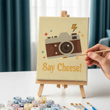 Retro Travel Time - Mini Painting by numbers Set of 6