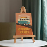 Retro Travel Time - Mini Painting by numbers Set of 6