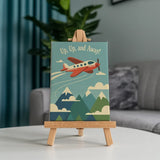 Retro Travel Time - Mini Painting by numbers Set of 6