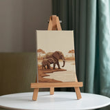 Safari Adventure - Mini Painting by numbers Set of 6