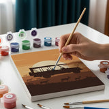 Safari Adventure - Mini Painting by numbers Set of 6